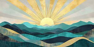Sonne Himmel Berge 