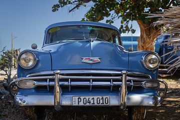 Oldtimer car op Cuba. van René Holtslag