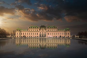 Castle Belvedere, Vienna by Dennis Donders