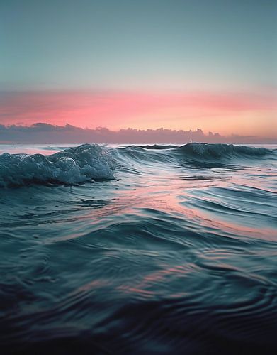 Golden hour by the sea