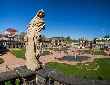 Uitzicht over de Dresden Zwinger van Animaflora PicsStock