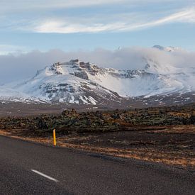 Typische isländische Straße von Albert Mendelewski