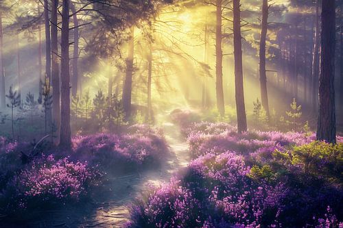 Rays of sunlight break through the silence