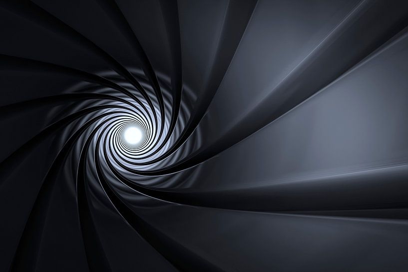 Lichtreflexionen in einem Rohr von Markus Gann