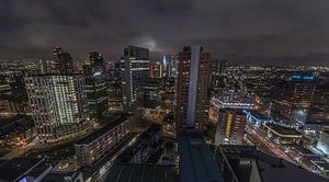 Rotterdam at Night van AdV Photography