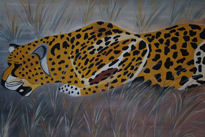 Gepard auf der Jagd I von Babetts Bildergalerie