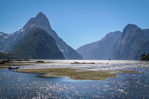 Milford Sound and Mitre Peak, New Zealand