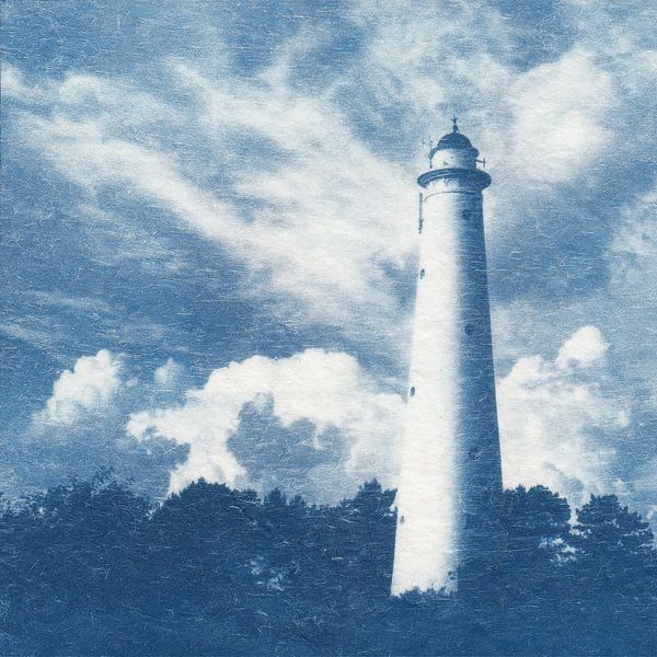 Witte toren Schiermonnikoog van Natasja Vugts
