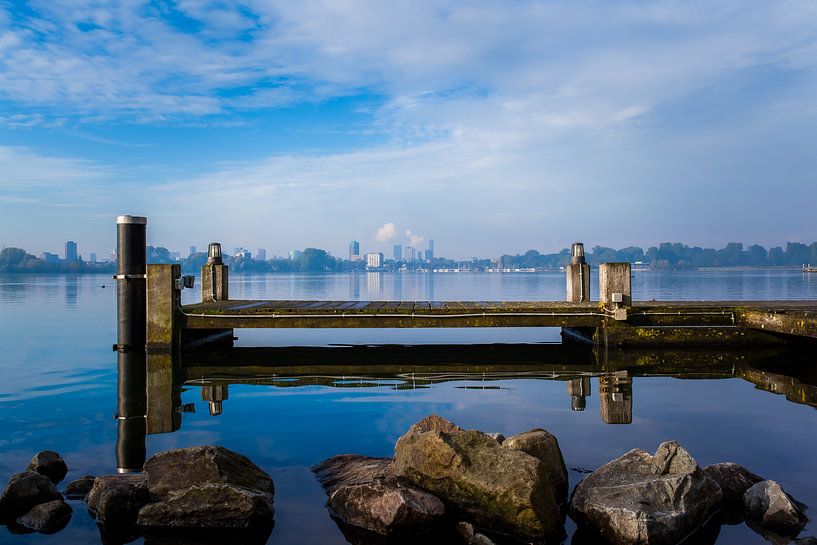 Rotterdam - Jetty at Kralingse Plas by Pauline Stienstra