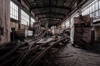 poussière noire - abandoned mine - lost place