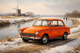Driving Through History – DAF 33 – 1967 by Johannas Art Creations