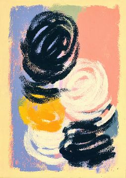 Wirbelnde Pinselstriche – Abstrakte Malerei von Niklas Maximilian