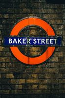 Industrieel bord Baker street subway