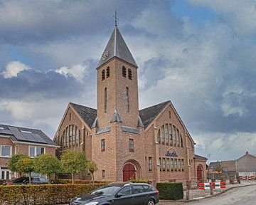 In kerkgebouw De Ark in Kamperland op Noord-Beveland is men nog steeds iedere zondag welkom voor een protestantse eredienst. van Gert van Santen