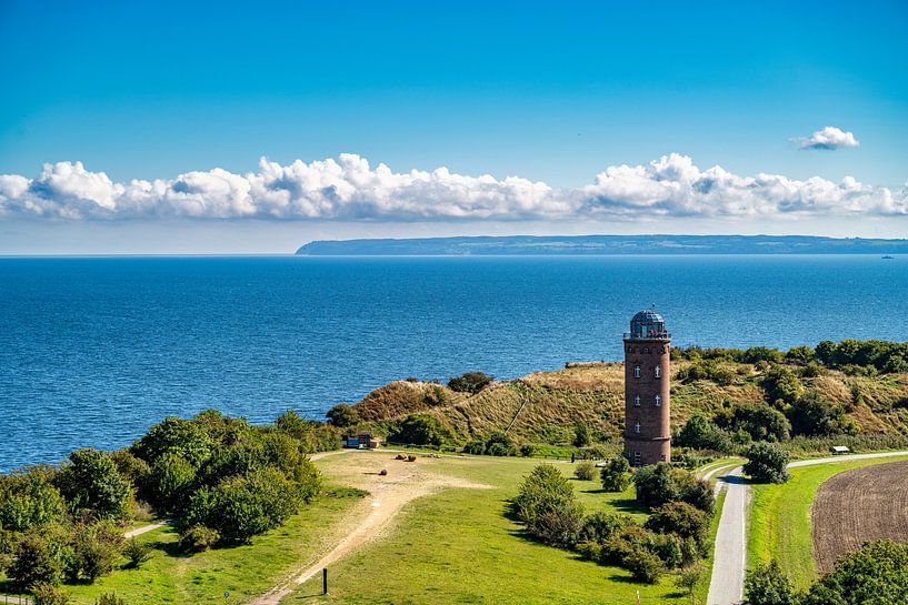 Uitzicht op de vuurtorens bij Kaap Arkona van Andreas Völkel