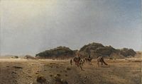 Eugen Bracht, In der Wüste Arabien - 1882 von Atelier Liesjes Miniaturansicht