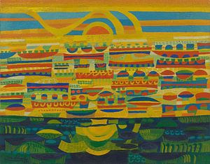 Josef Scharl, Sonnige Landschaft, 1951