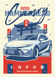 Toyota Camry XV80 sur Kaminarirace