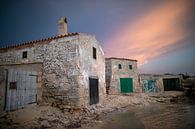 Fishermen huts in Mallorca in the evening by t.ART thumbnail