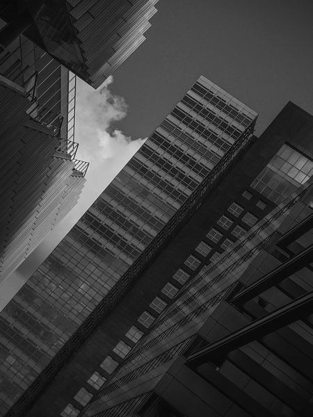 Gebouwen aan de Zuidas van Amsterdam van Mark Kuiper