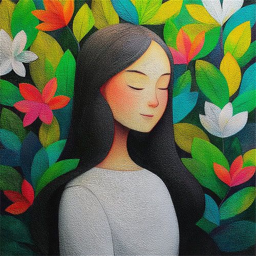 Une femme en harmonie - Une douce sérénité