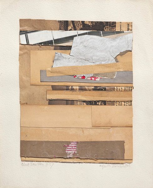 Kurt Schwitters - Wieder horizontal (1947) von Peter Balan