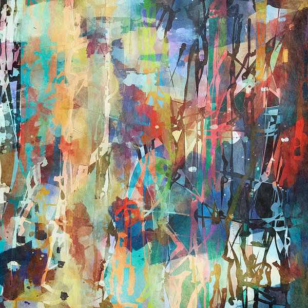 Pollock wink by Angel Estevez