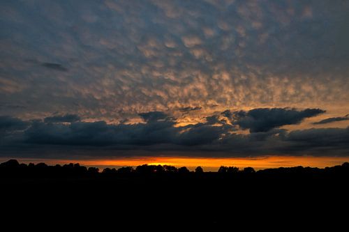 Sunset in the hills of Limburg