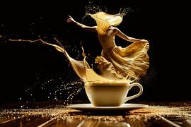 art avec boissons et café sur Egon Zitter