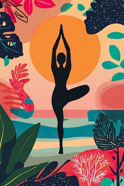 Yoga du crépuscule par Whale & Sons