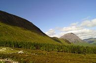 Landschaft im Glen Coe in Schottland. von Babetts Bildergalerie Miniaturansicht