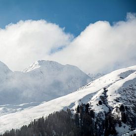 Sneeuw in de bergen, Davos von Erik Snoey