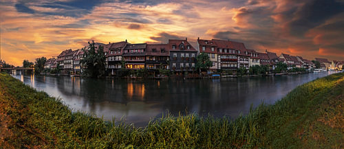 Bamberg Pamnorama Klein-Venedig im Sonnenuntergang