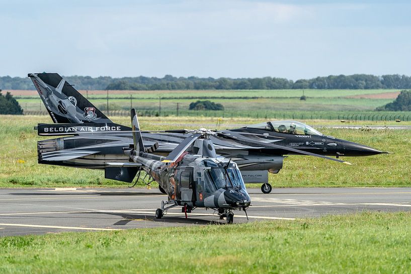 Two Belgian demonstration teams captured in 1 image. by Jaap van den Berg