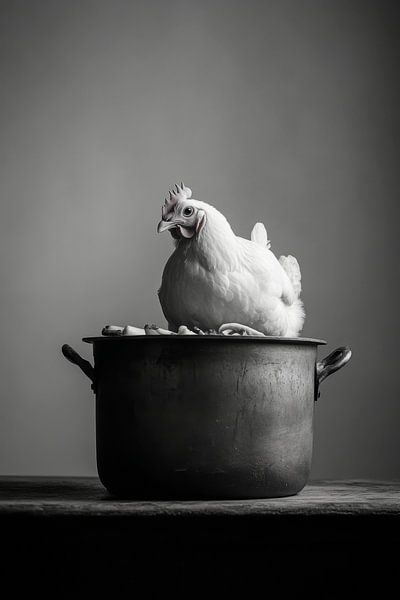 Poulet au pot par Poster Art Shop