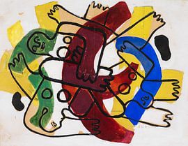 Fernand Léger, Les plongeurs, 1945