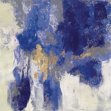 Fonkeling abstract II blauw, Silvia Vassileva van Wild Apple