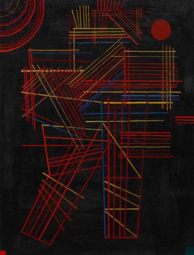 Gekleurde stokken, Wassily Kandinsky