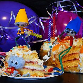 Ein festliches Bild mit Fubby's in Partylaune. von Sailographic Paula