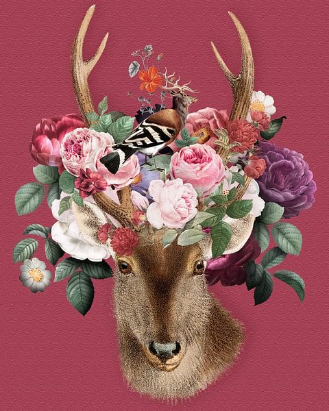 Blumen für Hirsche von Gisela- Art for You