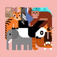 Gemischte Tiere - Asien