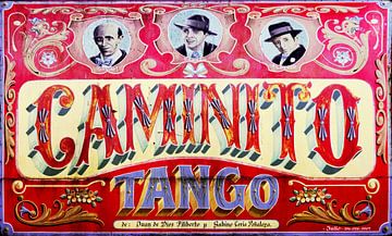 Vintage Caminito Tango Argentin Buenos Aires sign by Carolina Reina