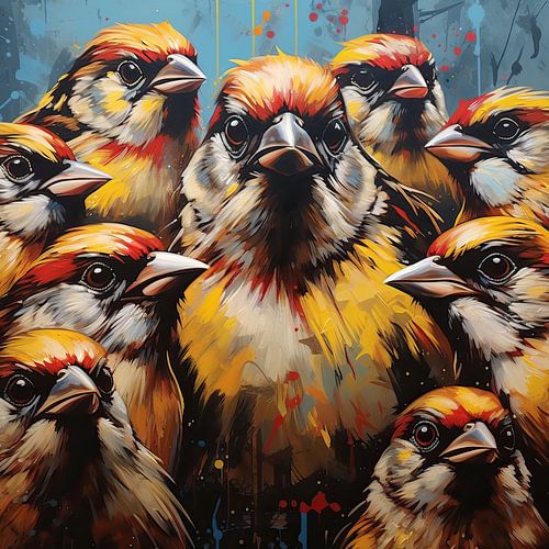 Vogel Kunstwerk