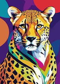 Cheetah Pop Art