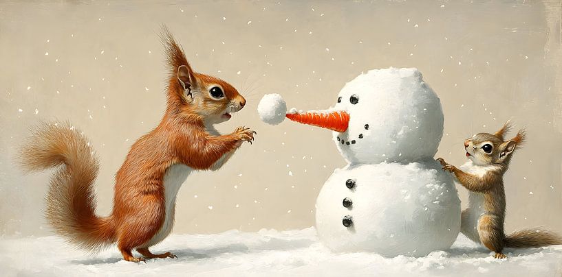 Winter hide-and-seek by Heike Hultsch