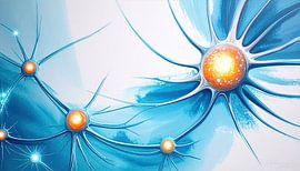 La luminescence des connexions neuronales sur AidasignArt