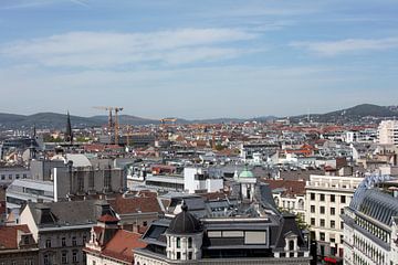 Uitzicht over Wenen, Oostenrijk van Bianca Meyering Fotos - BMF