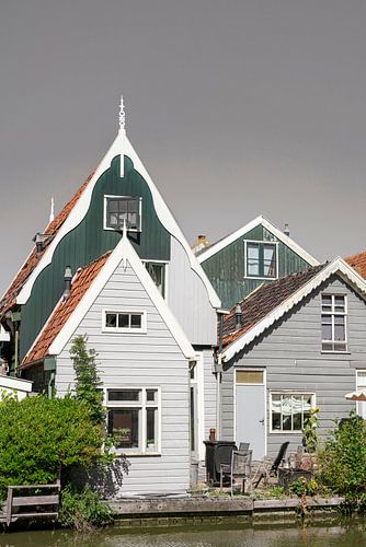 Houte huisjes in Noord-Holland. 1