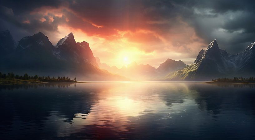 Goldene Stunde von fernlichtsicht