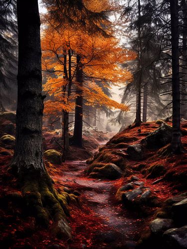 Autumn forest by haroulita